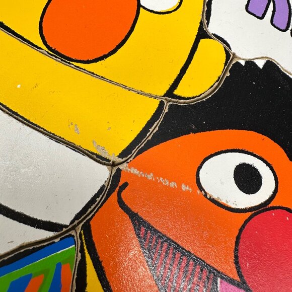 Vintage 1976 Playskool Sesame Street Puzzles Bert Ernie Cookie Monster Grover - Picture 9 of 11